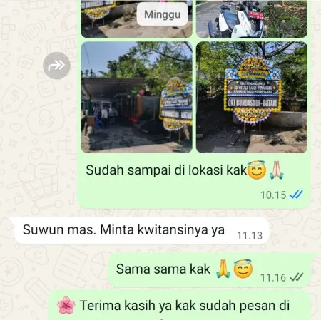 Pengiriman Papan Bunga Duka Husein Sastranegara Cicendo