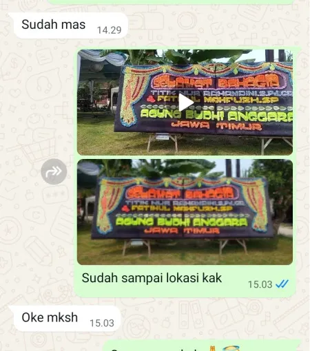 Pengiriman Papan Bunga Husein Sastranegara Cicendo