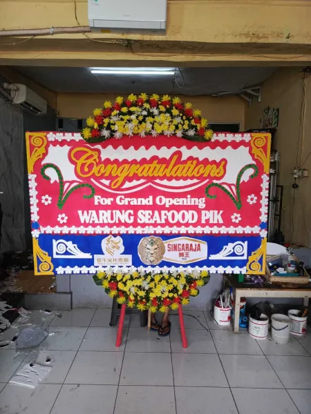 Papan Bunga Ucapan Selamat Husein Sastranegara Cicendo