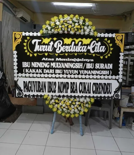 Papan Bunga Duka Husein Sastranegara Cicendo