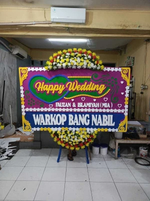 Papan Bunga di Husein Sastranegara Cicendo