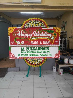 Papan Bunga di Husein Sastranegara Cicendo