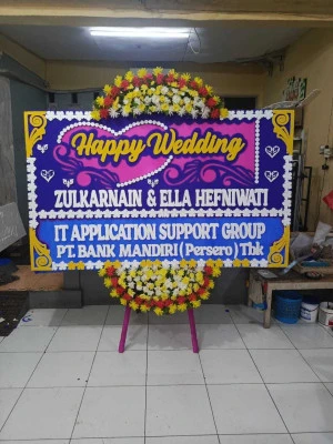 Papan Bunga di Husein Sastranegara Cicendo